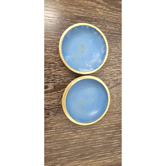 Vintage Round Cloisonne Enamel Trinket Box - Picture 4 of 8